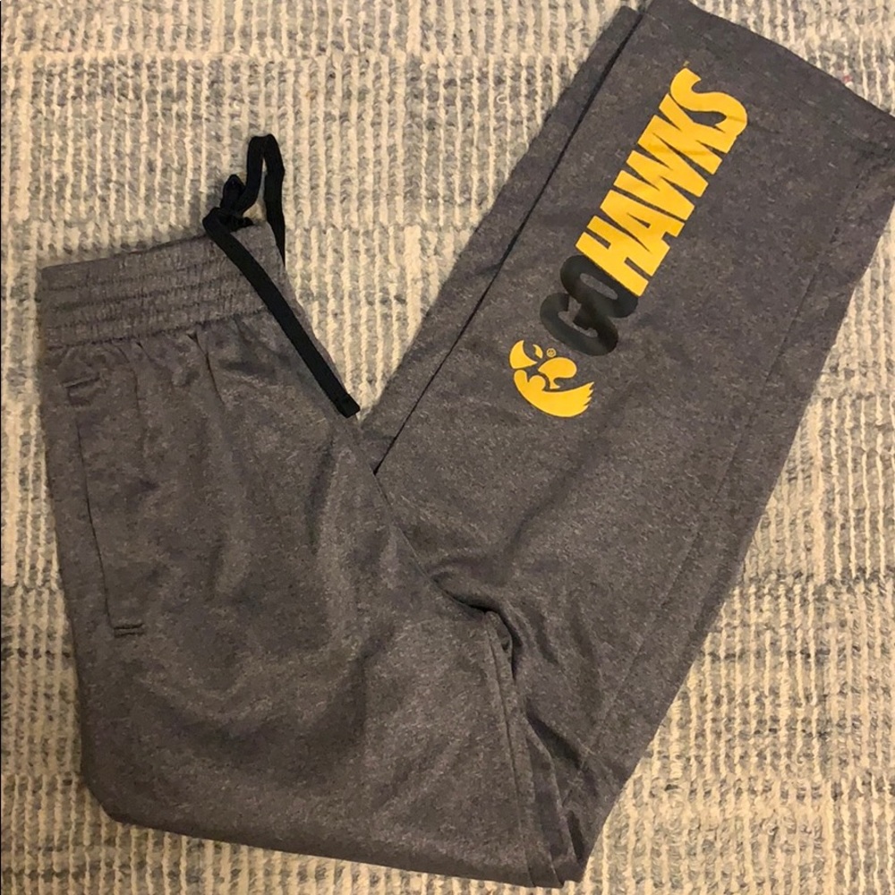 Worn twice Iowa Hawkeyes sweat pants
